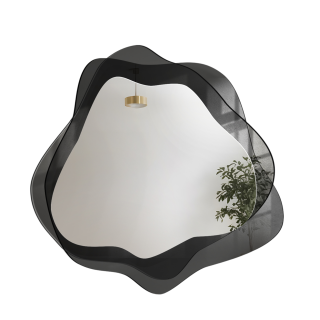 Miroir irrégulier sur antisol graphite - NUVENS