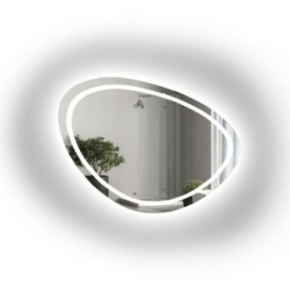Miroir de salle de bain de forme irrégulière - OBSYDIAN LED II