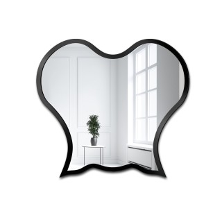 Miroir de forme organique dans un cadre en mdf - OCTOPUS