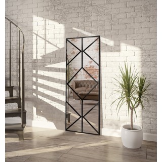 Miroir Loft avec meneaux - OLIMPIA - couleur du cadre au choix