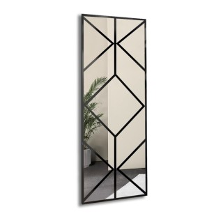 Miroir Loft avec meneaux - OLIMPIA - couleur du cadre au choix