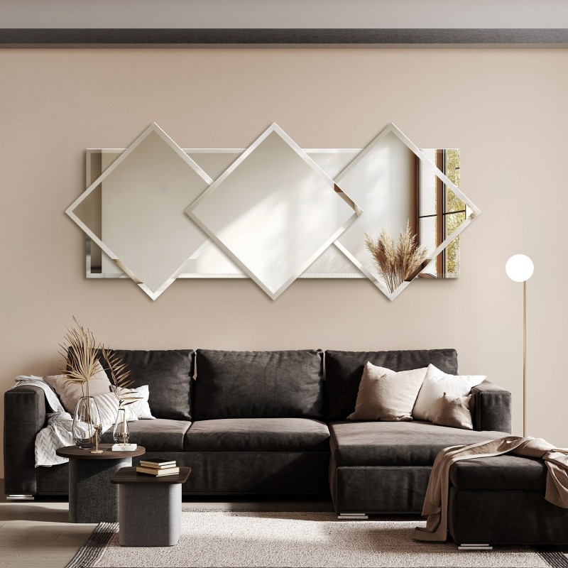 Miroir biseauté décoratif - OXANA