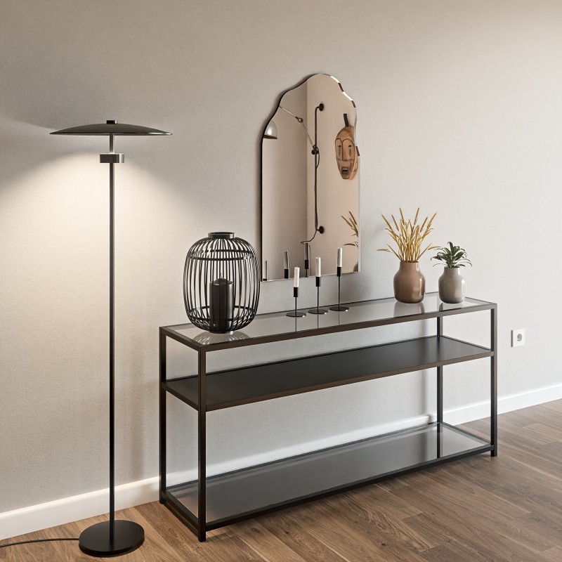 Miroir décoratif semi-ovale de forme organique - AURO 1