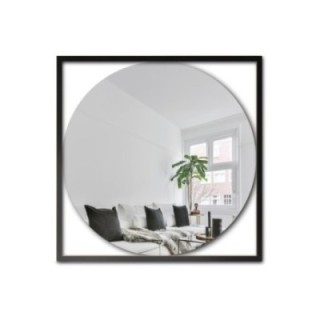 Miroir rond dans un cadre doré - RENA - couleur du cadre au choix