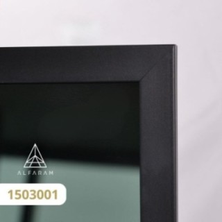 Miroir ovale moderne avec cadre en bois - RENA