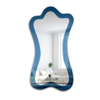 Miroir bleu irrégulier - SAPPHIRE BLUE
