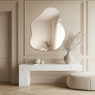 Miroir décoratif de forme organique - STONE