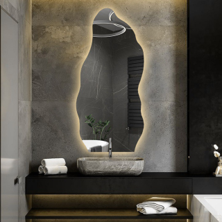 Miroir de forme organique avec éclairage - AURO LED 2