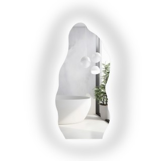Miroir de forme organique avec éclairage - AURO LED 2