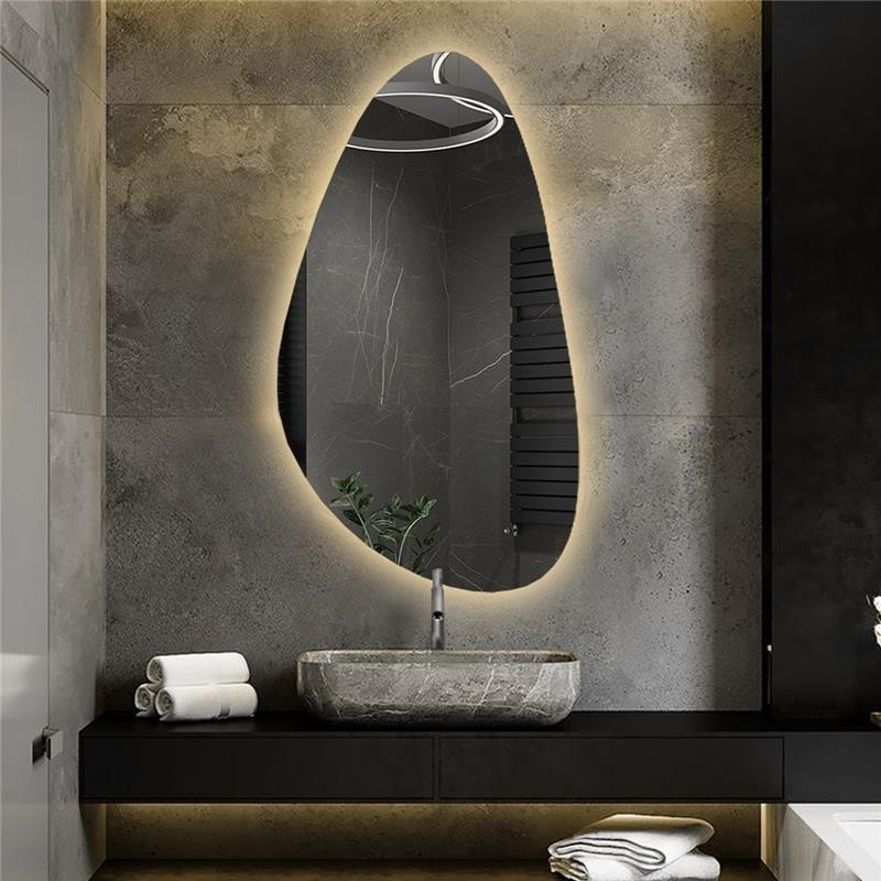 Miroir de forme irrégulière avec éclairage - SYDERYT LED