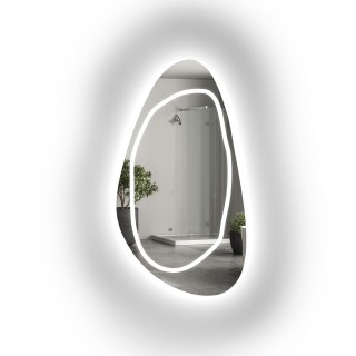 Miroir de forme irrégulière avec éclairage - SYDERYT LED III