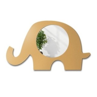 Miroir mural décoratif pour enfant dans un cadre en mdf - ÉLÉPHANT
