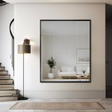 Miroir décoratif dans un large cadre en MDF - DORA - couleur du cadre au choix