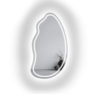 Miroir de forme organique avec éclairage -TOPAZ LED II