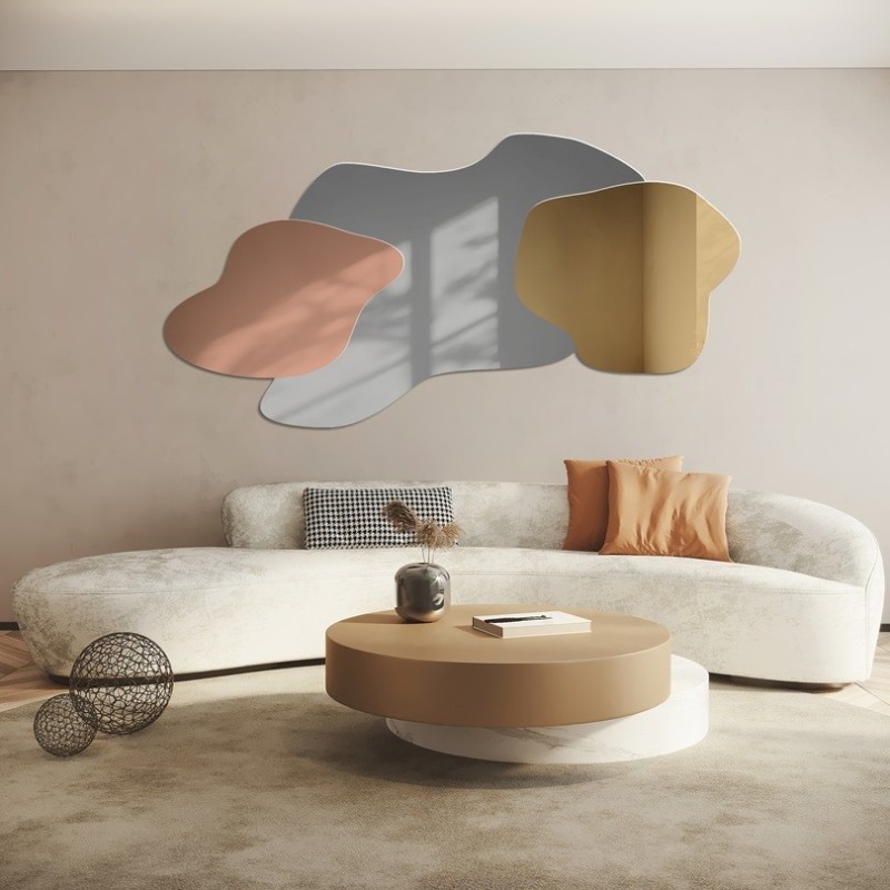 Miroir tricolore irrégulier - TRIPLA