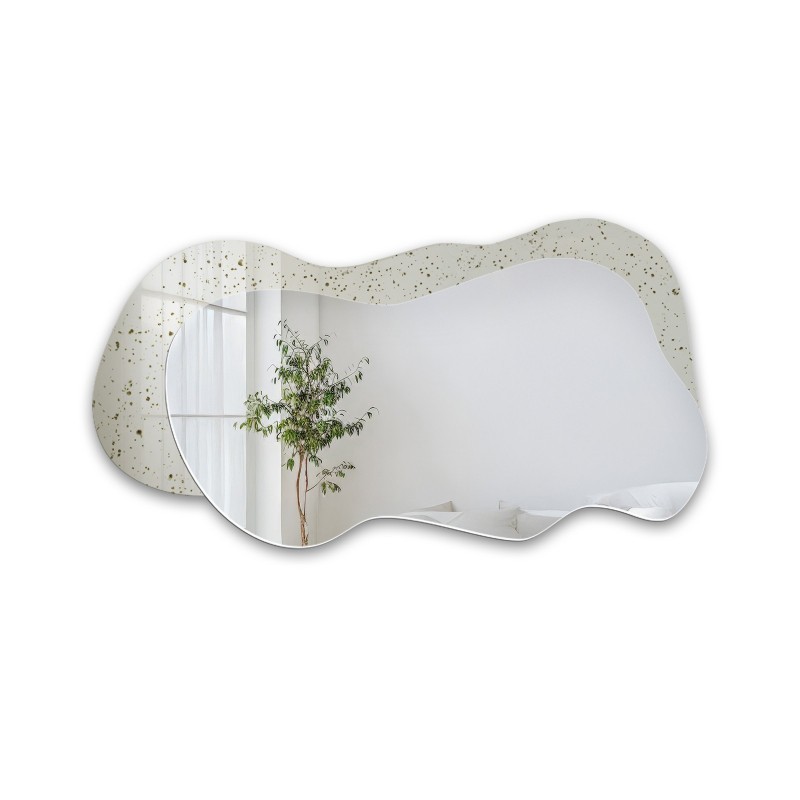 Miroir irrégulier sur miroir vieilli - VELOCE