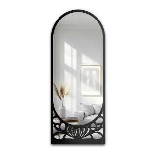 Miroir semi-ovale avec décor ajouré en MDF – VERONELLE ARDELLA 80x200