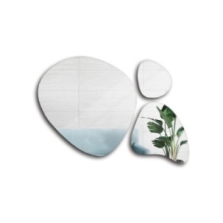 Set de trois miroirs de forme irrégulière - FLORA