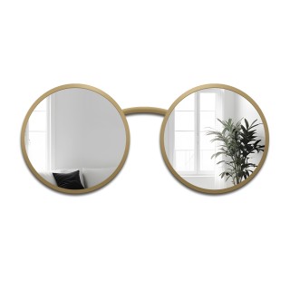 Jeu de miroirs ronds chat en lunettes mdf - LUNETTES