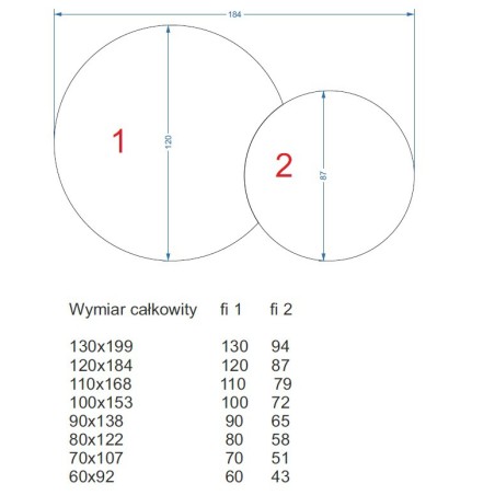 Miroir rond dans un cadre fin en mdf - DOTTI