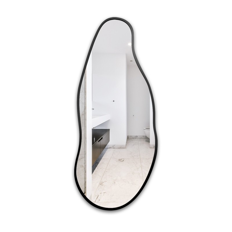 Miroir de forme organique dans un cadre - BARYT DANS UN CADRE