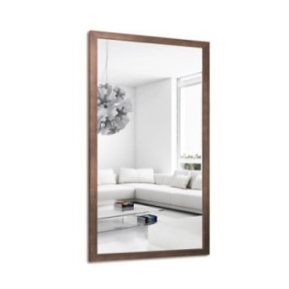 Miroir avec cadre en bois brun – 4505001