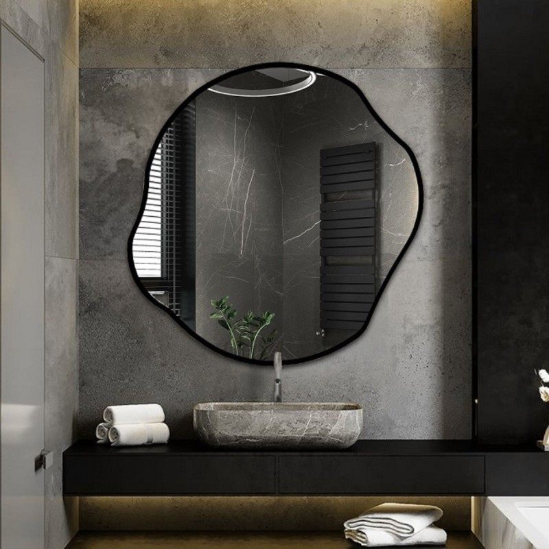 Miroir de forme organique dans un cadre - CYRKON DANS UN CADRE