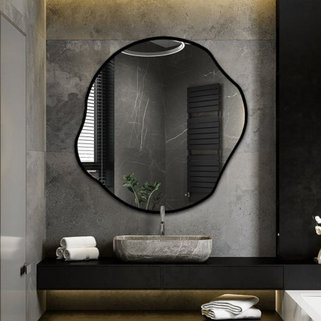 Miroir de forme organique dans un cadre - CYRKON DANS UN CADRE