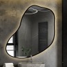 Miroir de forme organique dans un cadre avec éclairage - KWARC IN LED FRAME