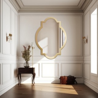 Miroir mural rétro avec cadre - CHARM