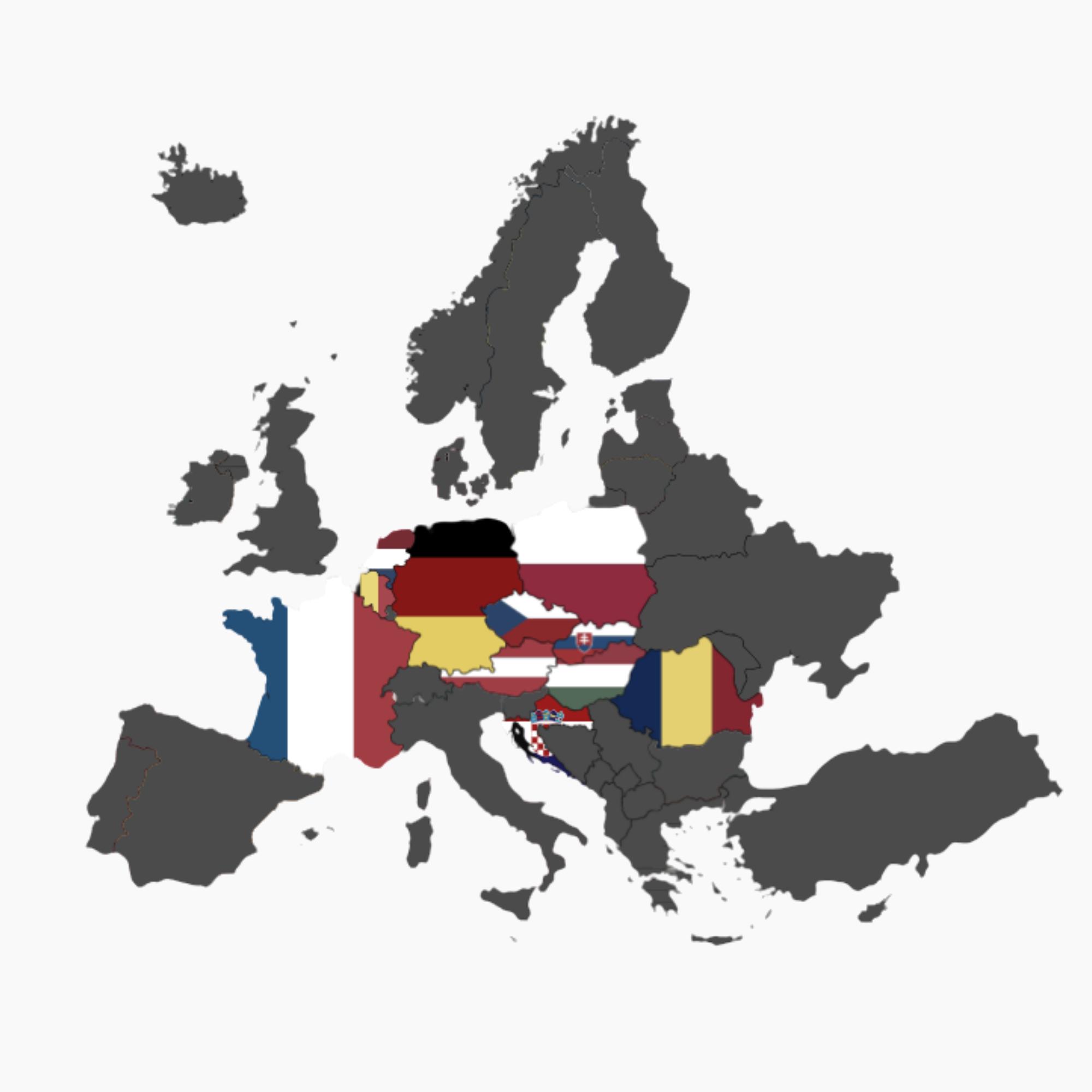 Zasięg w Europie