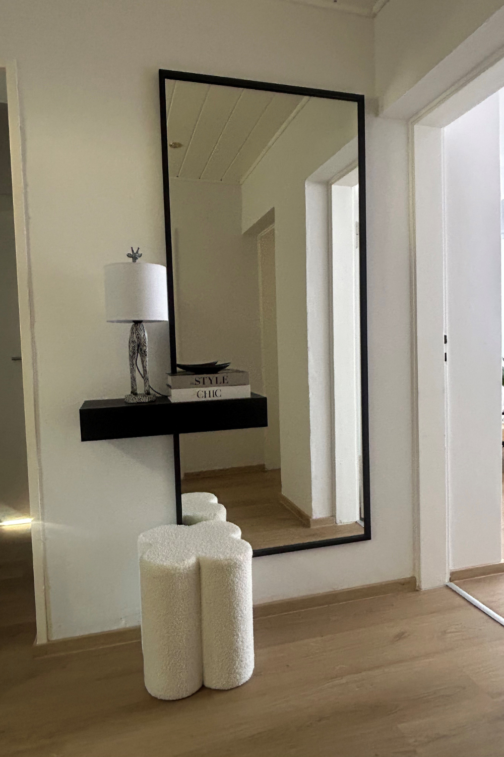 Miroir encadré 1503 avec découpe pour armoire