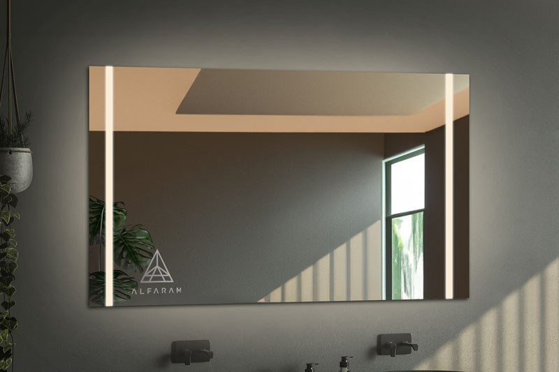 Logo sur le miroir