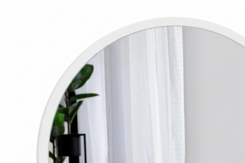 Cadre décoratif lacobel blanc