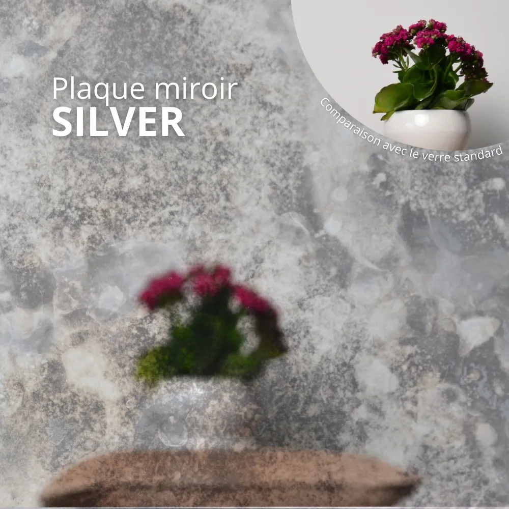 Plaque miroir Silver
