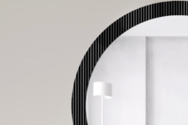 Verre ornemental noir