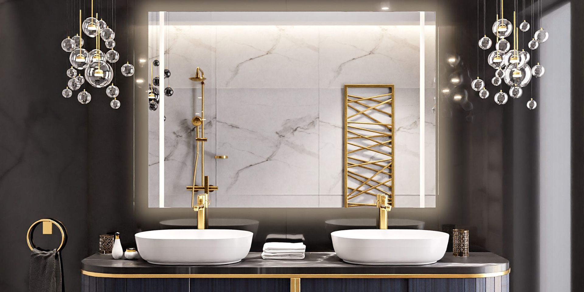 Comment choisir l’éclairage du miroir dans la salle de bains ?